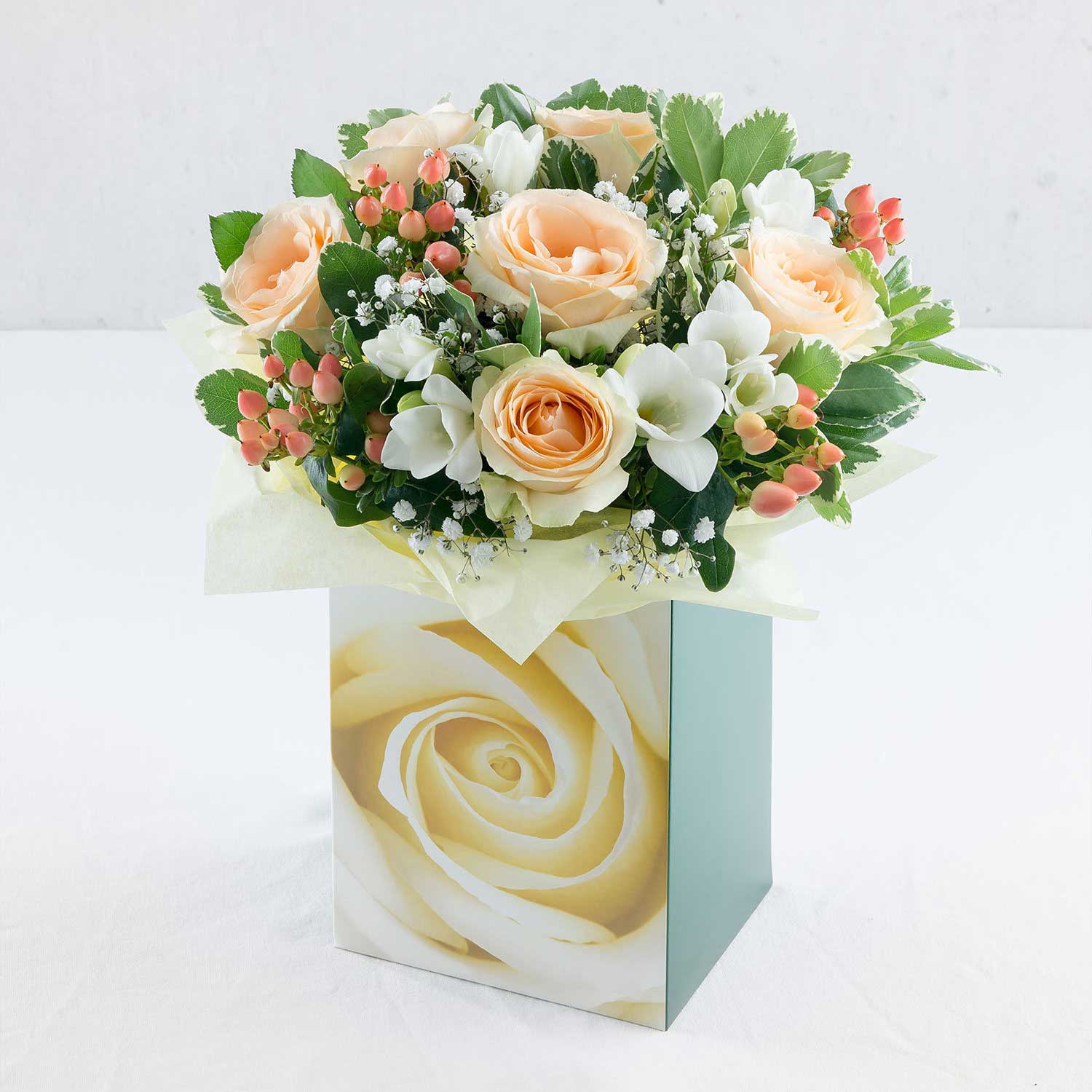 Southern Comfort Peach Garden Rose | DIY Wedding Rose | FiftyFlowers