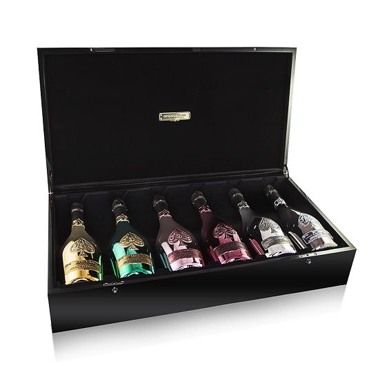 Armand De Brignac La Collection Ace Of Spades 5 Champagne Bottles (Limited  Edition)