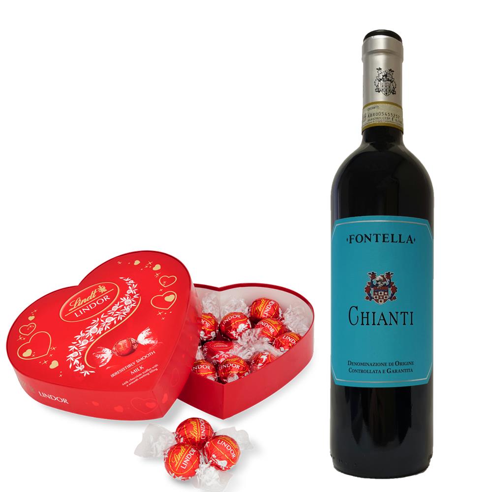 chianti-fontella-docg-75cl-and-lindt-lindor-armour-heart-milk-truffle-box-160g.jpg