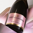 View Moet & Chandon Rose 75cl And Flutes In Luxury Presentation Box number 1