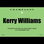 View Personalised Champagne - Green Label number 1