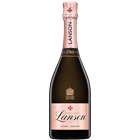 View Lanson Le Rose Creation Champagne 75cl And Diamante Venezia Glasses Gift Box Set number 1