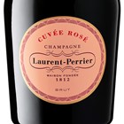 View Laurent Perrier Rose Champagne 75cl in Burgundy Presentation Set With Flutes number 1