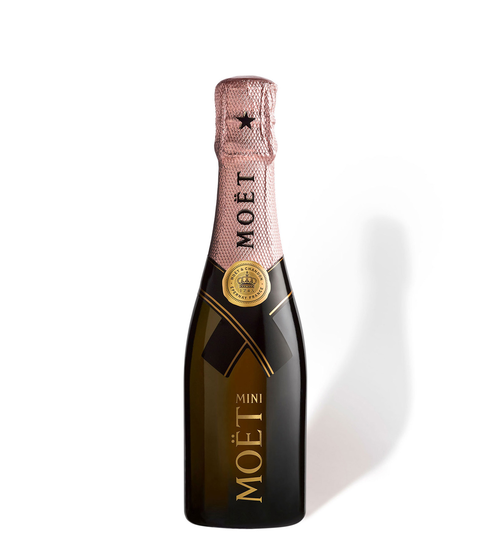 Mini Moet And Chandon Rose Champagne 20cl And Chocolates In Gift Hamper