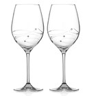 View Diamante Spiral Wine Glasses Adorned with Swarovski® Crystals – Set of 2 number 1