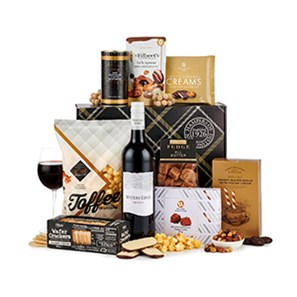 Buy Sip and Snack With Red Wine Hamper