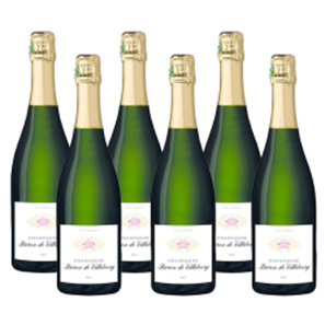 Buy Baron De Villeboerg Brut Champagne 75cl (6x75cl) Case