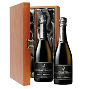 Buy Billecart Salmon Le Reserve Champagne 75cl Twin Luxury Gift Boxed Champagne (2x75cl)