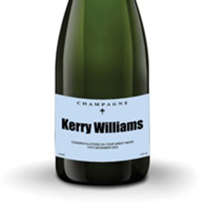 Buy Personalised Champagne - Blue Label