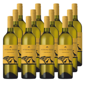 Buy Case of 12 Afrikan Ridge Chenin Blanc 75cl White Wine