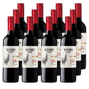 Buy Case of 12 Altitudes Reserva Cabernet Sauvignon 75cl Red Wine