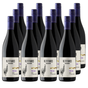 Buy Case of 12 Altitudes Reserva Pinot Noir 75cl Red Wine