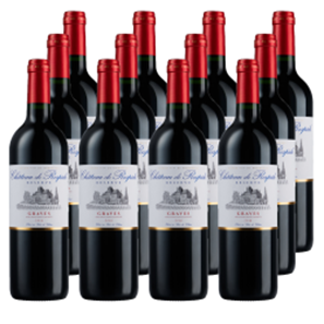 Buy Case of 12 Chateau de Respide Bordeaux 75cl Red Wine