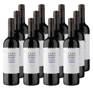 Buy Case of 12 Clos Montblanc  Castell Tempranillo 75cl Red Wine