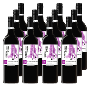 Buy Case of 12 Head over Heels Cabernet Merlot 75cl Red Wine