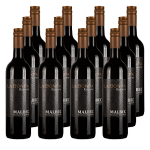 Buy Case of 12 La Bonita Malbec Reserve 75cl Red Wine