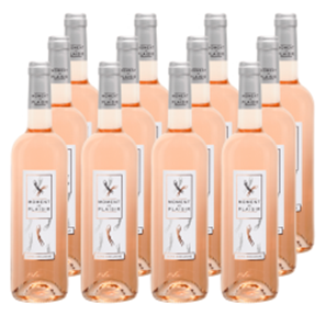 Buy Case of 12 Moment de Plaisir Cinsault Rose Wine