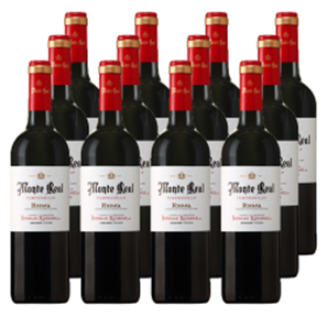 Buy Case of 12 Monte Real Tempranillo 75cl Red Wine