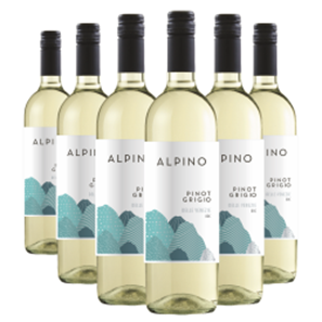 Buy Case of 6 Alpino Pinot Grigio 75cl White Wine