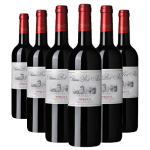 Buy Case of 6 Chateau Bel Air Bordeaux 75cl Red Wine