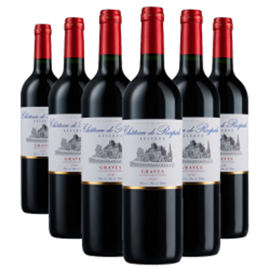 Buy Case of 6 Chateau de Respide Bordeaux 75cl Red Wine