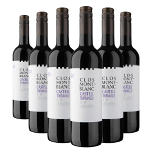 Buy Case of 6 Clos Montblanc  Castell Tempranillo 75cl Red Wine