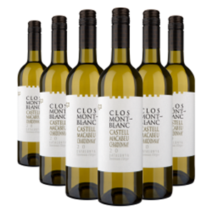 Buy Case of 6 Clos Montblanc Castell Macabeu Chardonnay 75cl White Wine