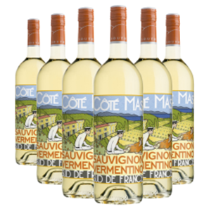 Buy Case of 6 Cote Mas Blanc Sauvignon Vermentino 75cl White Wine