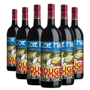 Buy Case of 6 Cote Mas Rouge Intense 75cl Red Wine