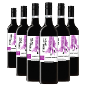 Buy Case of 6 Head over Heels Cabernet Merlot 75cl Red Wine