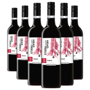 Buy Case of 6 Head over Heels Shiraz 75cl Red Wine