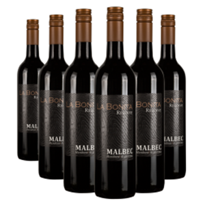 Buy Case of 6 La Bonita Malbec Reserve 75cl Red Wine