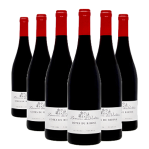 Buy Case of 6 Les Violettes Cotes du Rhone 75cl Red Wine