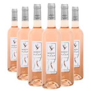 Buy Case of 6 Moment de Plaisir Cinsault Rose Wine