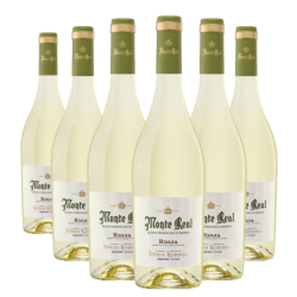 Buy Case of 6 Monte Real Blanco Barrel Fermented 75cl White Wine