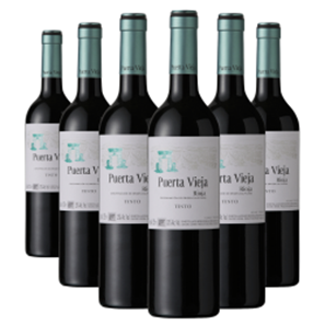 Buy Case of 6 Puerta Vieja Rioja Tinto 75cl Red Wine