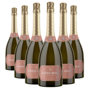 Buy Case of 6 Silver Reign Rose English Sparkling 75cl