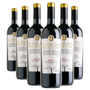 Buy Case of 6 Torre dei Vescovi Merlot 75cl Red Wine