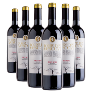 Buy Case of 6 Torre dei Vescovi Pinot Nero 75cl Red Wine