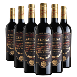 Buy Case of 6 Zensa Primitivo 75cl Red Wine