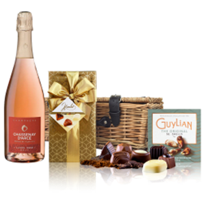 Buy Chassenay dArce Rose 75cl And Chocolates Hamper