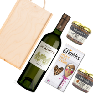 Buy Chateau De Respide Bordeaux Blanc 75cl White Wine And Pate Gift Box