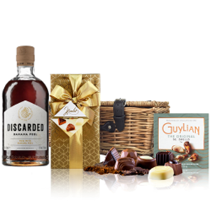 Buy Discarded Banana Peel Rum 70cl And Chocolates Hamper