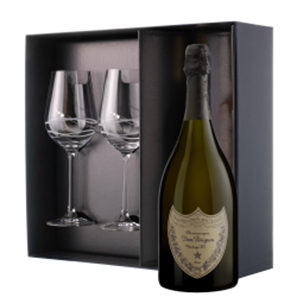 Buy Dom Perignon Brut 2015 Champagne 75cl And Diamante Venezia Glasses Gift Box Set