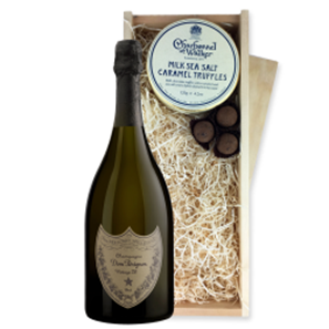 Buy Dom Perignon Brut 2015 Champagne 75cl And Milk Sea Salt Charbonnel Chocolates Box