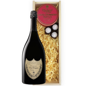 Buy Dom Perignon Brut Vintage Champagne Mangum 1.5L And Strawberry Charbonnel Truffles Magnum Box