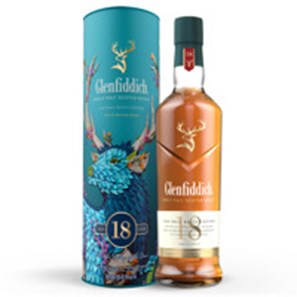 Buy Glenfiddich 18 Year Old Single Malt Scotch Speyside Whisky 70cl In Festive Gift Box