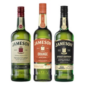 Buy Jameson Whiskey Trio, Triple Distilled, Orange, Stout Edition (3x70cl)