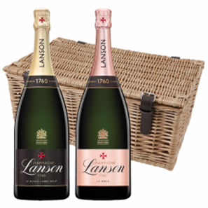 Buy Lanson Le Creation Brut & Rose Duo Magnum Hamper (2x150cl)