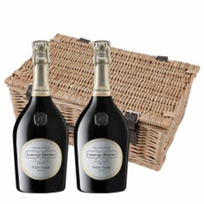 Buy Laurent Perrier Heritage MV Champagne 75cl Duo Hamper (2x75cl)